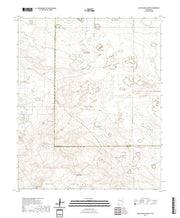 US Topo 7.5-minute map for Button Mesa North NM