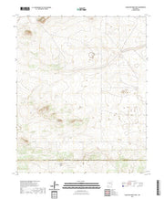 US Topo 7.5-minute map for Camaleon Draw West NM