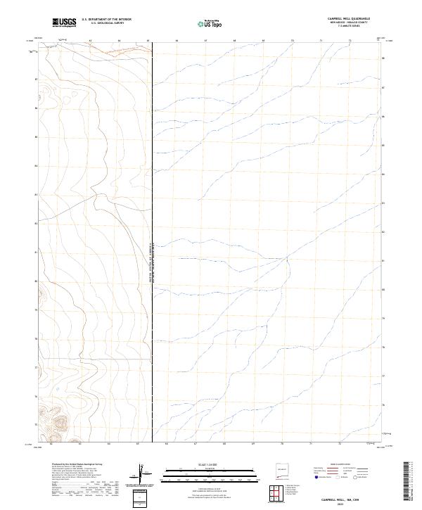 US Topo 7.5-minute map for Campbell Well NMCHH