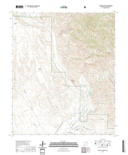 US Topo 7.5-minute map for Canteen Canyon NM