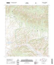 US Topo 7.5-minute map for Capitan Pass NM