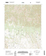 US Topo 7.5-minute map for Capitan Peak NM