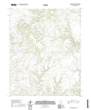 US Topo 7.5-minute map for Carpenter Mesa NW NM