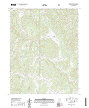 US Topo 7.5-minute map for Carracas Canyon NM