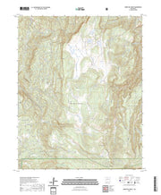 US Topo 7.5-minute map for Cerro del Grant NM