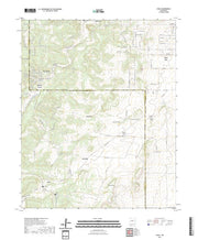 US Topo 7.5-minute map for Chilili NM