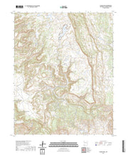 US Topo 7.5-minute map for Chuska Peak NM