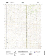 US Topo 7.5-minute map for Claunch NM