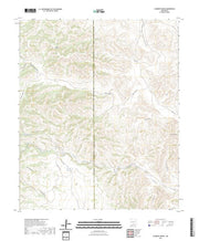 US Topo 7.5-minute map for Clements Ranch NM