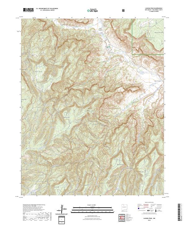 US Topo 7.5-minute map for Laguna Peak NM