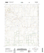 US Topo 7.5-minute map for Moses NMOK