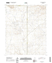 US Topo 7.5-minute map for Ojo Encino Mesa NM