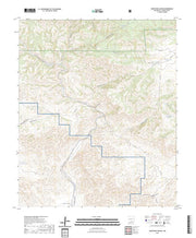 US Topo 7.5-minute map for Surveyors Canyon NM