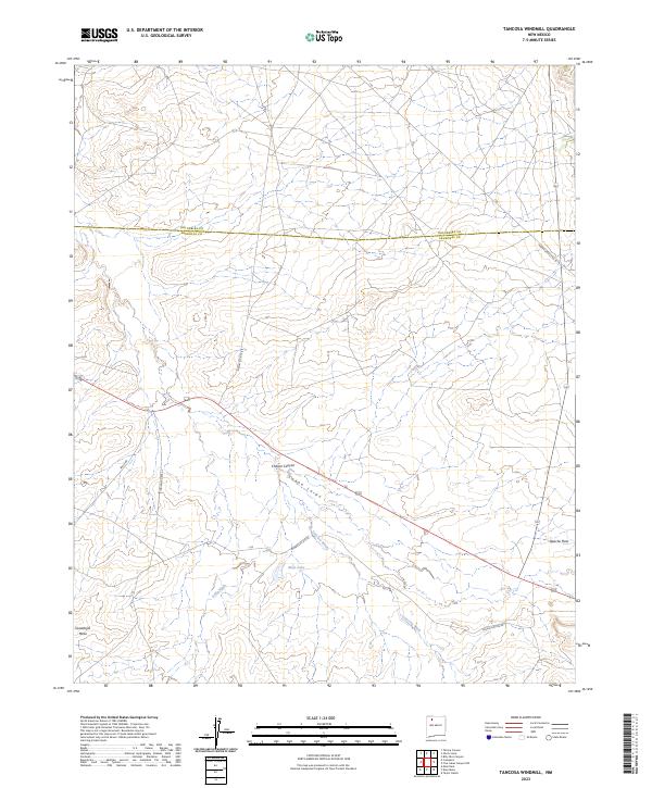 US Topo 7.5-minute map for Tancosa Windmill NM