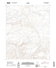 US Topo 7.5-minute map for Tanner Lake NM