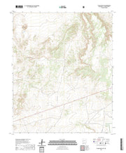 US Topo 7.5-minute map for Tejana Mesa SW NM