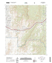 US Topo 7.5-minute map for Tijeras NM