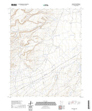 US Topo 7.5-minute map for Tsin-nas-kid NM