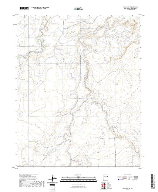 US Topo 7.5-minute map for Tucumcari SE NM – American Map Store