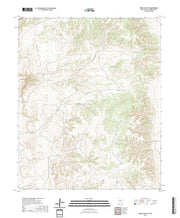 US Topo 7.5-minute map for Turkey Ridge SW NM