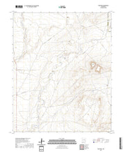 US Topo 7.5-minute map for Twin Mesa NM