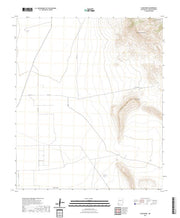 US Topo 7.5-minute map for U Bar Ridge NM