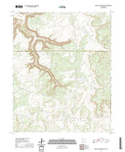 US Topo 7.5-minute map for Upper Galestina Canyon NM