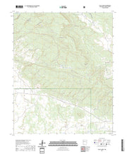 US Topo 7.5-minute map for Valle Largo NM