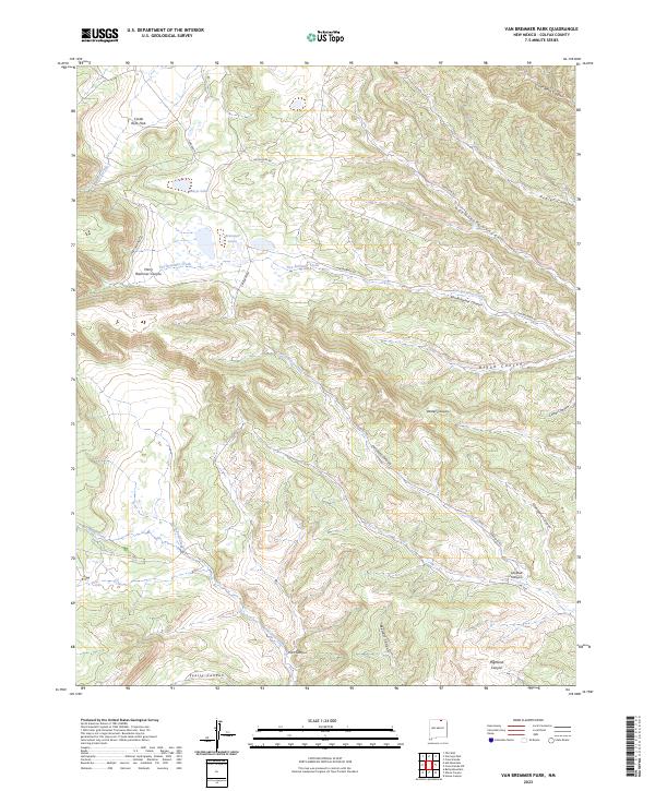 US Topo 7.5-minute map for Van Bremmer Park NM