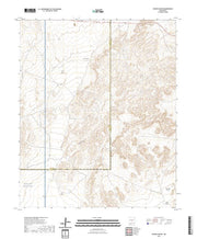 US Topo 7.5-minute map for Wagon Canyon NM