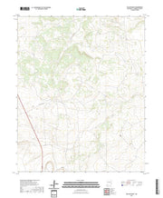 US Topo 7.5-minute map for Waller Ranch NM