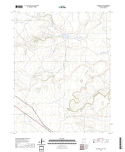 US Topo 7.5-minute map for Weatherly Lake NM