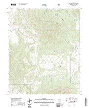 US Topo 7.5-minute map for White Oaks North NM