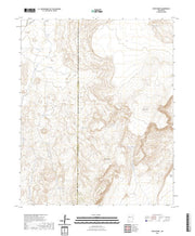 US Topo 7.5-minute map for White Ridge NM