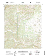 US Topo 7.5-minute map for Woodson Canyon NM