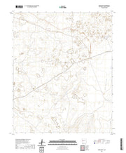 US Topo 7.5-minute map for York Ranch NM