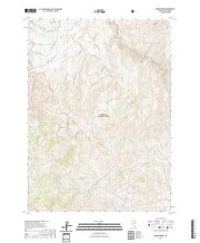 US Topo 7.5-minute map for Badger Creek NV