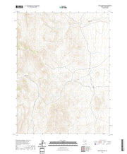 US Topo 7.5-minute map for Bailey Mountain NV