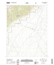 US Topo 7.5-minute map for Barrett Canyon NV