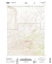 US Topo 7.5-minute map for Bearpaw Mountain NVID