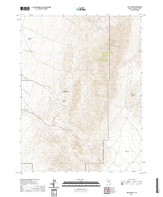 US Topo 7.5-minute map for Bell Canyon NV