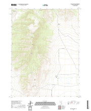 US Topo 7.5-minute map for Bellevue Peak NV