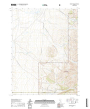 US Topo 7.5-minute map for Belmont Creek NV