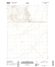 US Topo 7.5-minute map for Black Rock Point East NV