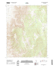 US Topo 7.5-minute map for Blue Eagle Mountain NV