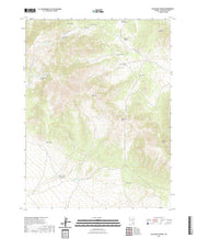 US Topo 7.5-minute map for Blue Mass Canyon NV