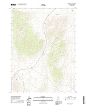 US Topo 7.5-minute map for Boone Canyon NV