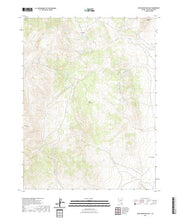 US Topo 7.5-minute map for Buck Mountain East NV