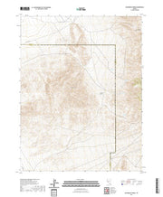 US Topo 7.5-minute map for Buckbrush Spring NV