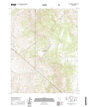 US Topo 7.5-minute map for Desert Creek Peak NVCA